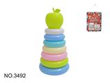 OBL860695 - SEVEN-LAYER BLOW-UP RING (APPLE)