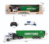 OBL860748 - 1:48四通拖头遥控车-长头货柜（带灯光）