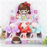 OBL863143 - Beautiful girl small two-headed hand press fan