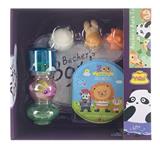 OBL863342 - DIY三叠杯+搪胶玩具+洗澡书套装