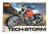 OBL863372 - Puzzle building block assembly diy small particle new technology parts series harley 573pcs
