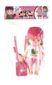 OBL863394 - 13 INCH DOLL WITH SCHOOLBAG COMB