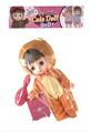 OBL863395 - 13 INCH DOLL WITH SCHOOLBAG COMB