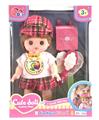 OBL863398 - 13 INCH DOLL WITH SCHOOLBAG COMB