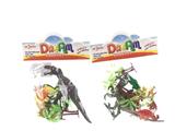 OBL863527 - PVC卡头袋恐龙9件套（2款混装）