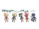 OBL863544 - BIG-HEADED CARTOON SPIDER-MAN CAPTAIN AMERICA IRON MAN HYBRID