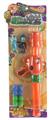 OBL863744 - PLANTS VS. ZOMBIES SERIES CARROT AIR GUN, 2 ZOMBIES 8 SOFTBALLS