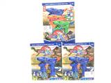 OBL863989 - 3-IN-1 DINOSAUR HAND SHAKER BUBBLE GUN