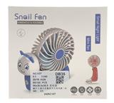 OBL864105 - SNAIL PIG FOLDABLE LUMINOUS CHARGING FAN (USB)