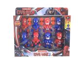 OBL864145 - NEW AMERICAN CAPTAIN DOLL AND SPIDER MAN DOLL AND 32 ROUND BULLETS 8 DOLLS WITH EJECTION FUNCTION\