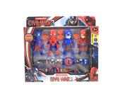 OBL864146 - AMERICAN CAPTAIN DOLL AND SPIDERMAN DOLL AND ELECTRONIC WATCH AND 16 ROUND BULLETS 4 DOLLS WITH EJECTION FUNCTION\