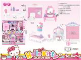 OBL864827 - KT CAT ROOM DRESSER BATHROOM DOUBLE-DECKER HOME SET