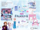 OBL864832 - ENGLISH ICE AND SNOW ODD EDGE KITCHEN CUTLERY BATHROOM DOUBLE-DECKER HOUSE SET