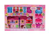 OBL864860 - VILLA WITH LIGHTING, MUSIC AND FURNITURE DOLL