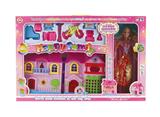 OBL864862 - VILLA WITH LIGHTING, MUSIC AND BARBIE FURNITURE