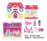 OBL864918 - SIMULATION VILLA WITH DOLL, FURNITURE