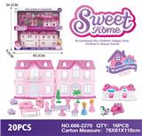 OBL864937 - VILLA PRINCESS WITH FURNITURE (LIGHTING AND MUSIC)