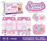 OBL864945 - VILLA PACKING BOX PRINCE PRINCESS WITH FURNITURE (LIGHT MUSIC)
