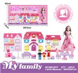 OBL864956 - BARBIE VILLA WITH FURNITURE