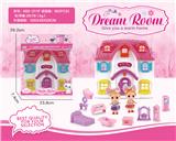 OBL864960 - THE VILLA IS EQUIPPED WITH 3.5-INCH SOLID BARBIE FURNITURE