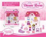 OBL864966 - VILLA WITH PRINCE AND PRINCESS FURNITURE