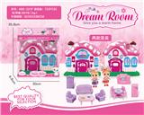 OBL864975 - THE VILLA IS EQUIPPED WITH 3.5-INCH SOLID BARBIE FURNITURE