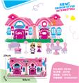 OBL864993 - VILLA WITH PRINCE AND PRINCESS FURNITURE (SOUND AND LIGHT)