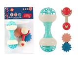 OBL865578 - 可水煮软胶哑铃+2款可水煮摇铃