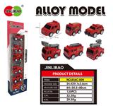 OBL866801 - 迷尔Q版回力合金消防车