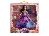 OBL867110 - 11.5 SOLID BODY 12 JOINT WEDDING BARBIE WITH BLISTER ACCESSORIES