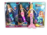 OBL867117 - 11.5-INCH LIVE HAND MERMAID WITH LIGHT AND MUSIC