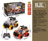 OBL867451 - 1:18牧马人(敞篷)越野车(涂鸦版)四通带灯光涂鸦2色