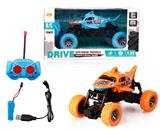 OBL867472 - 1:20鲨鱼越野四通遥控车带灯包电