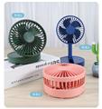 OBL867511 - DARK GREEN TELESCOPIC CHARGING FAN