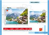 OBL867544 - SNOW MOUNTAIN TOWN PUZZLE