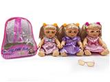 OBL867597 - 13 INCH ENAMEL DOLL WITH FOUR TONE IC AND GLASSES