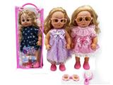 OBL867599 - 14 INCH DOLL WITH FOUR TONE IC AND COMB GLASSES
