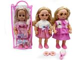 OBL867600 - 14 INCH DOLL WITH FOUR TONE IC AND COMB GLASSES