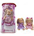 OBL867605 - 13 INCH ENAMEL DOLL WITH FOUR TONE IC AND IRON TROLLEY