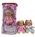 OBL867606 - 13 INCH ENAMEL DOLL WITH FOUR TONE IC AND IRON TROLLEY