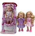 OBL867609 - 14 INCH EMPTY DOLL WITH FOUR TONE IC AND IRON TROLLEY
