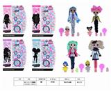 OBL867921 - OME.. 9 INCH BIG HEAD SURPRISE DOLLS 4 MIXED DOLLS 3 INCH BIG HEAD SURPRISE DOLLS WITH COMB AND BOTTLE