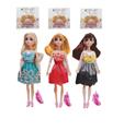 OBL867930 - 11.5 12 JOINT REAL BODY 3D REAL EYES AMY FASHION BARBIE HEART PEACH HAIRPIN