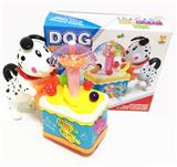 OBL869492 - ELECTRIC LIGHT MUSIC UNIVERSAL DOG UMBRELLA ICE CREAM CAR