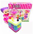 OBL869493 - ELECTRIC LIGHT MUSIC UNIVERSAL DOLL UMBRELLA ICE CREAM CAR