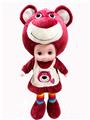 OBL869626 - 19 INCH STRAWBERRY BEAR MUSIC DOLL