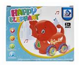 OBL869877 - Wanying colorful light music cartoon elephant