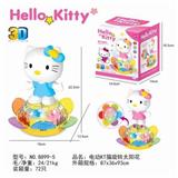 OBL870562 - ELECTRIC 10,000-WAY KT CAT ROTATING SUNFLOWER, TWO-COLOR MIX