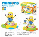 OBL870569 - ELECTRIC MILLION-WAY LITTLE YELLOW MAN SPINS CARTOON TURTLE