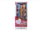 OBL870876 - 11.5 11 JOINT FASHION STRIPED SKIRT BARBIE
